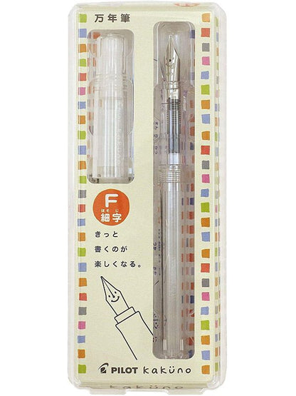 Pilot Kakuno Fountain Pen - Clear Barrel - Fine by Kakuno - K. A. Artist Shop