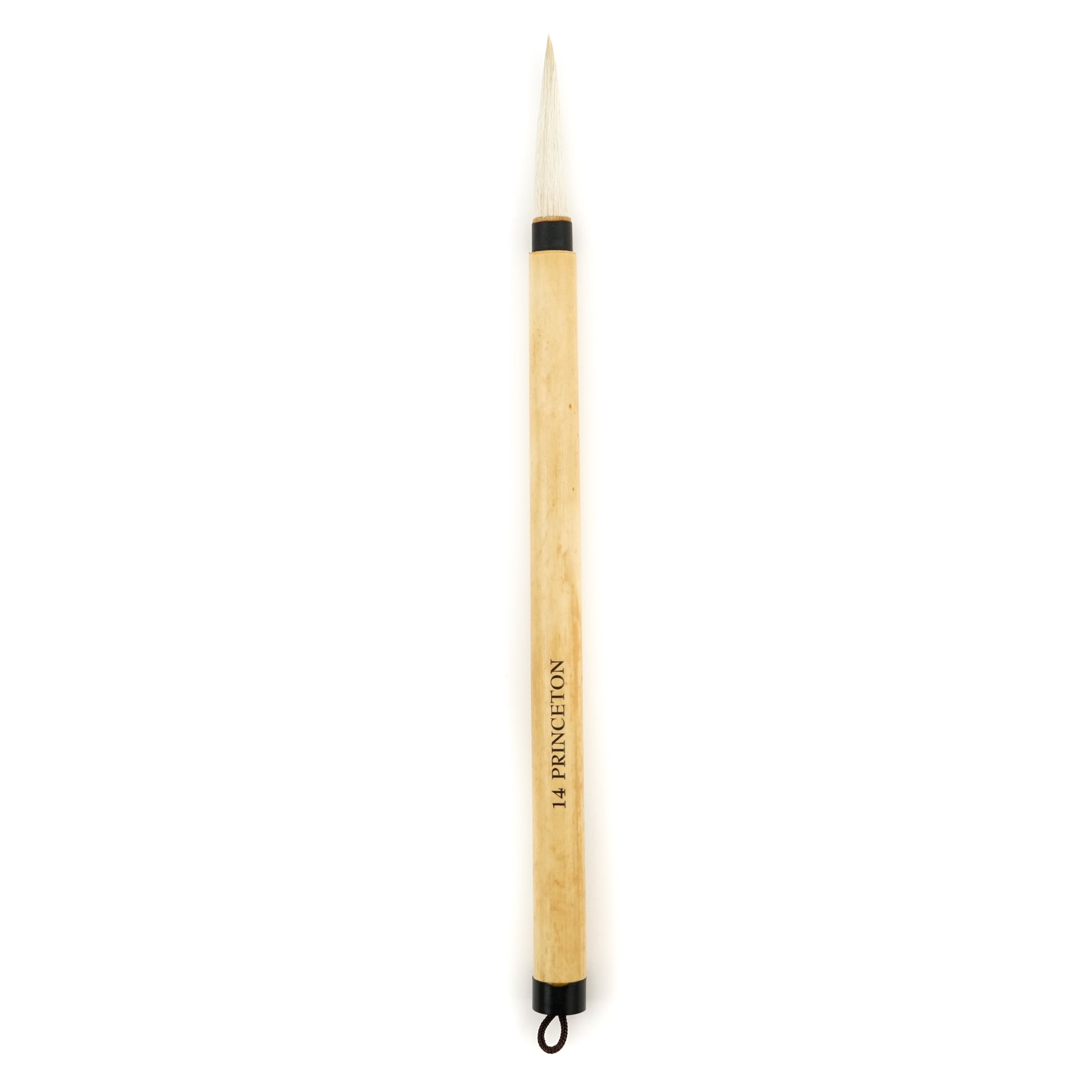 Princeton Artist Brush Co. Bamboo Series 2150 - Bamboo Painting Brush -  Short Handle Round Brush Size 4 - Natural Hair Calligraphy Brush for  Watercolor and Ink - Single Ink Brush for Sumi Painting