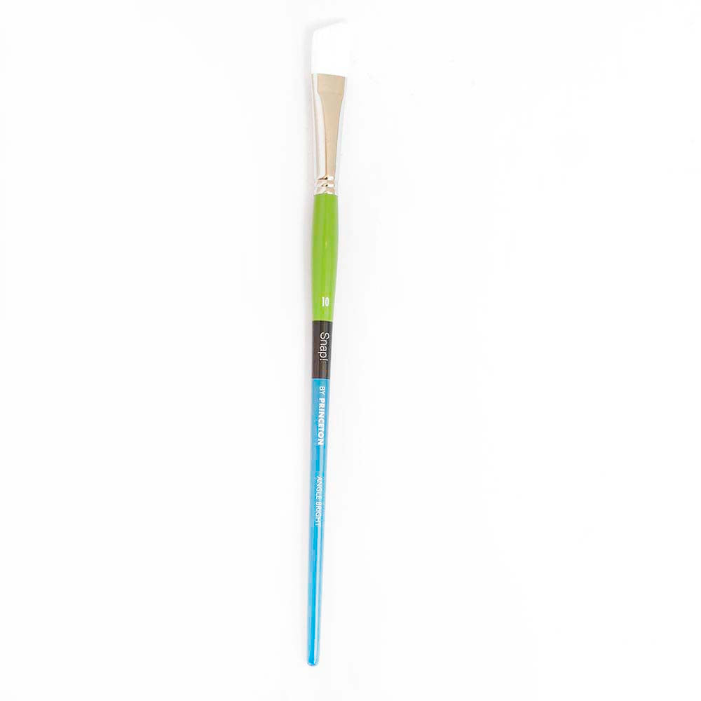 Princeton Snap! Long - Handled Paint Brushes - Angle Bright / 10 by Princeton Art & Brush Co - K. A. Artist Shop