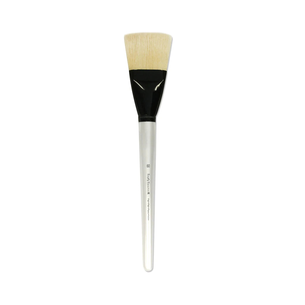 Simply Simmons XL Brushes - Flat / #50 / Natural Bristle by Robert Simmons - K. A. Artist Shop