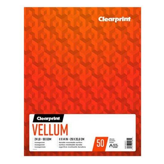 Clearprint Vellum Pad - 24 lb - 50 sheets - by Clearprint - K. A. Artist Shop