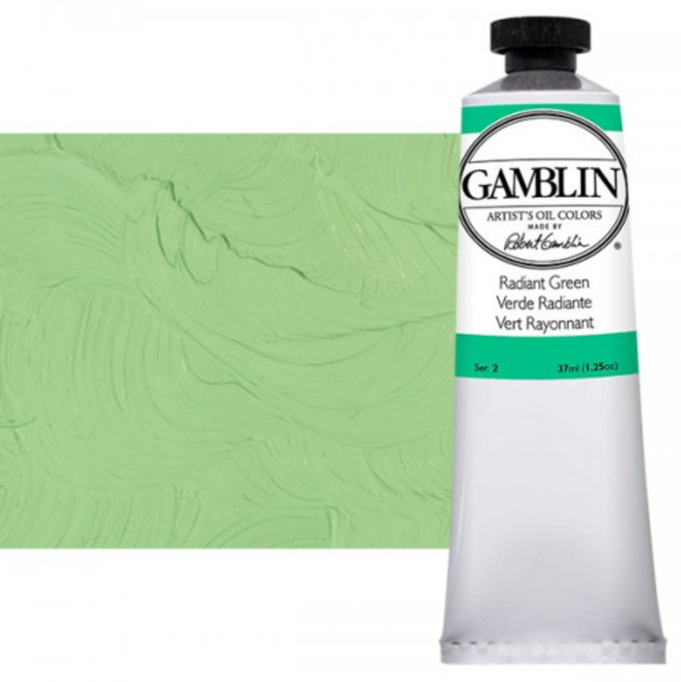 Gamblin Artist's Oil Colors - Radiant Colors - 37 ml - Radiant Green by Gamblin - K. A. Artist Shop