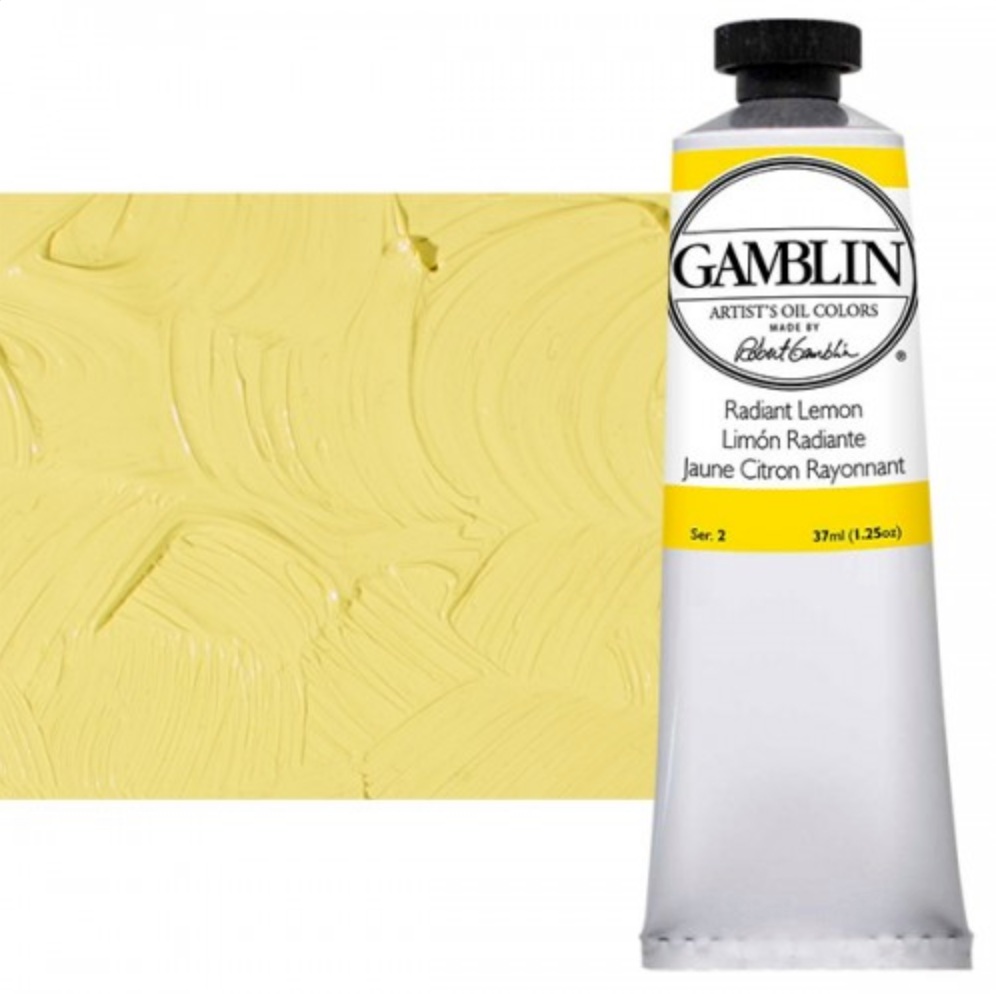 Gamblin Artist's Oil Colors - Radiant Colors - 37 ml - Radiant Lemon by Gamblin - K. A. Artist Shop