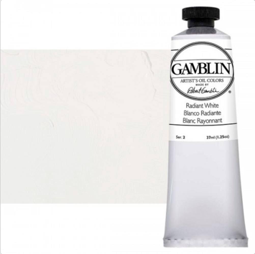 Gamblin Artist's Oil Colors - Radiant Colors - 37 ml - Radiant White by Gamblin - K. A. Artist Shop