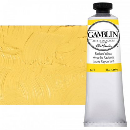 Gamblin Artist's Oil Colors - Radiant Colors - 37 ml - Radiant Yellow by Gamblin - K. A. Artist Shop