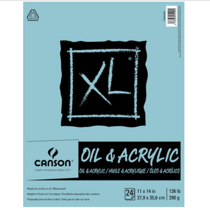 Canson XL Oil & Acrylic Paper Pad - 11 x 14 inches by Canson - K. A. Artist Shop