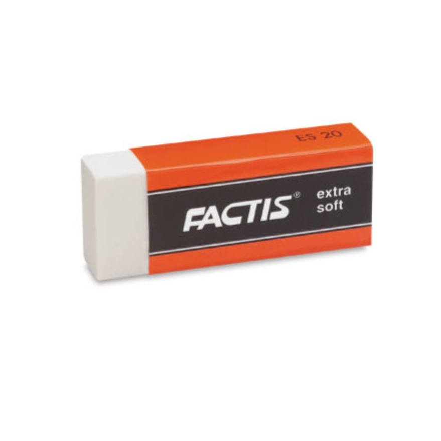Eraser General General's Factis Extra Soft White Vinyl Eraser – K. A. Artist Shop