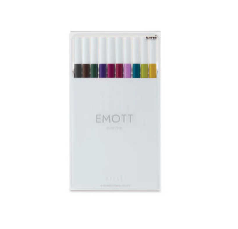 EMOTT Fineliner Pen Set - 10 Pen Set by EMOTT - K. A. Artist Shop