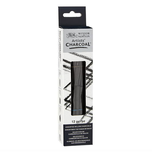 Winsor & Newton Willow Charcoal Sticks - 12/Box Assorted - by Winsor & Newton - K. A. Artist Shop