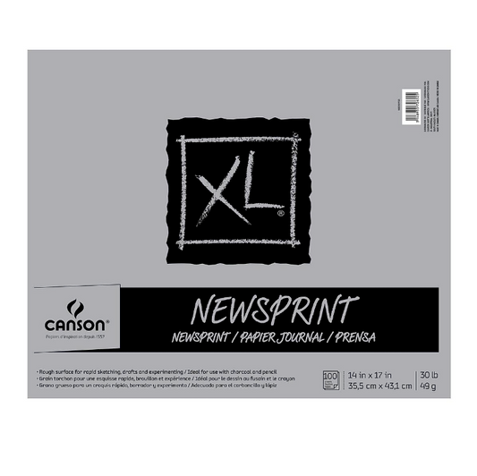 Canson XL Newsprint Pad - 18 x 24 inches - 50 Sheets by Canson - K. A. Artist Shop