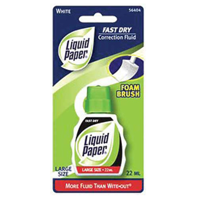 Paper Mate Liquid Paper - 22 ml Correction Bottle - by Paper Mate - K. A. Artist Shop