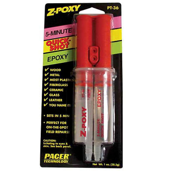 Z-Poxy Quick Shot 5 Minute Epoxy - 1 oz. by Zap-A-Gap - K. A. Artist Shop