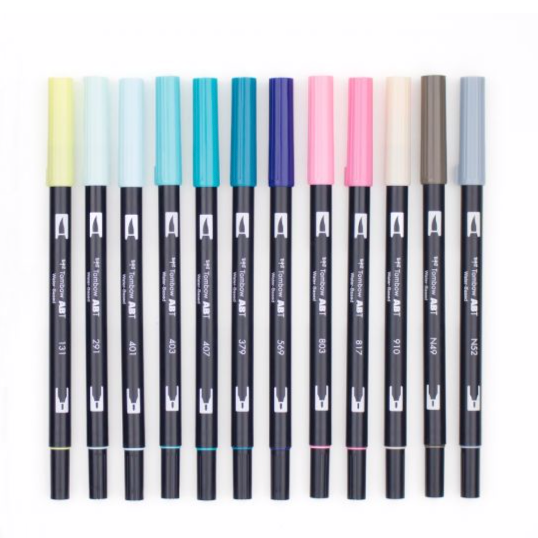 Tombow Dual Brush Pens - Individuals - New Colors - by Tombow - K. A. Artist Shop