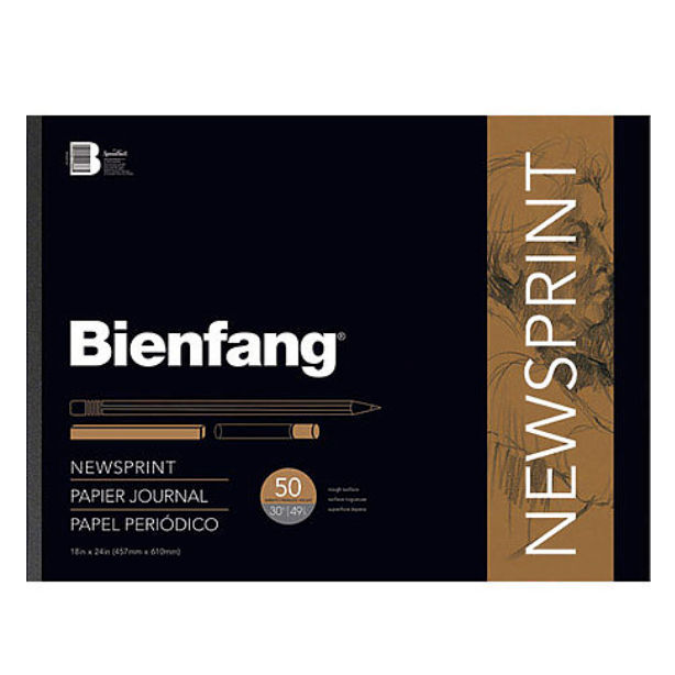 Bienfang Newsprint Paper Pads - 24 x 36 inches - by Bienfang - K. A. Artist Shop