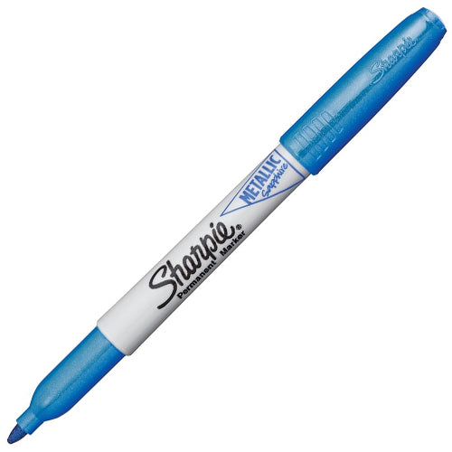 Sharpie Metallic Permanent Marker - Sapphire Blue (Single Marker) by Sharpie - K. A. Artist Shop