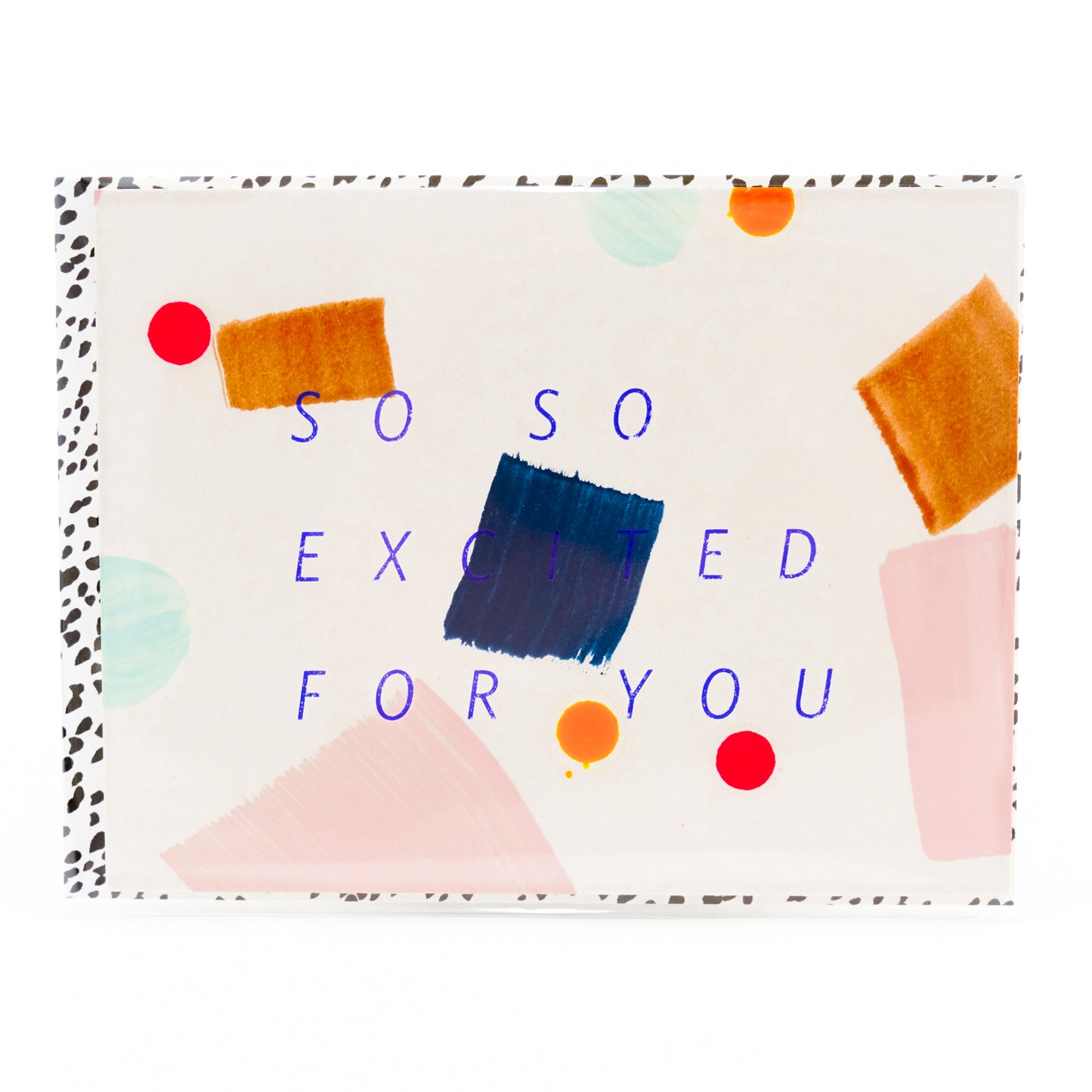 “So Excited for You” Confetti Greeting Card by Moglea - by Moglea - K. A. Artist Shop