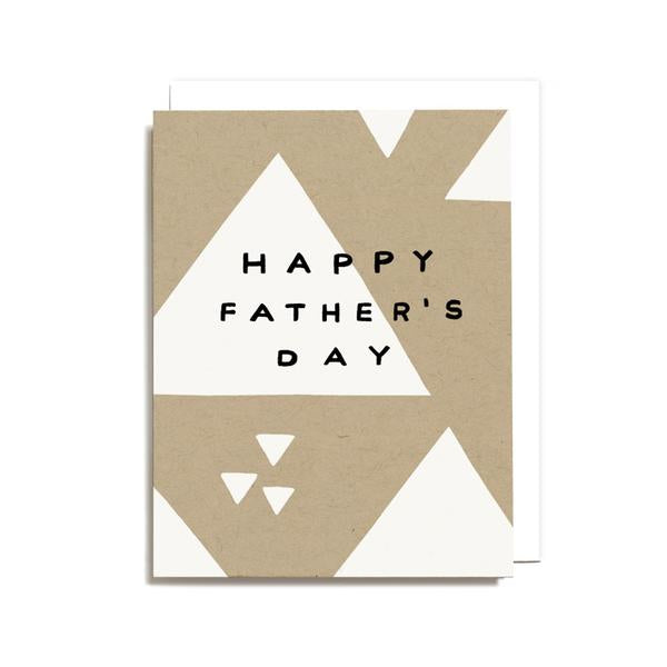 Triangle Father's Day Card by Worthwhile Paper - by Worthwhile Paper - K. A. Artist Shop