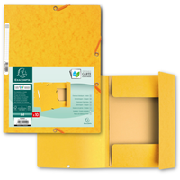Exacompta 3-Flap Portfolio Folders - Yellow by Exacompta - K. A. Artist Shop