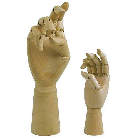 Art Alternatives Articulated Wooden Hand - 7 in. - by Art Alternatives - K. A. Artist Shop