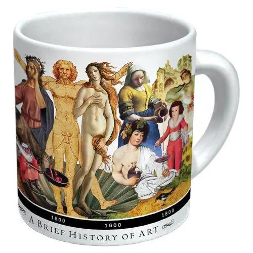 Brief History of Art Mug - by Unemployed Philosophers Guild - K. A. Artist Shop