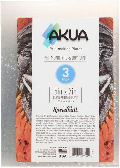 Akua Printmaking Plates (3/pack) - by K. A. Artist Shop - K. A. Artist Shop