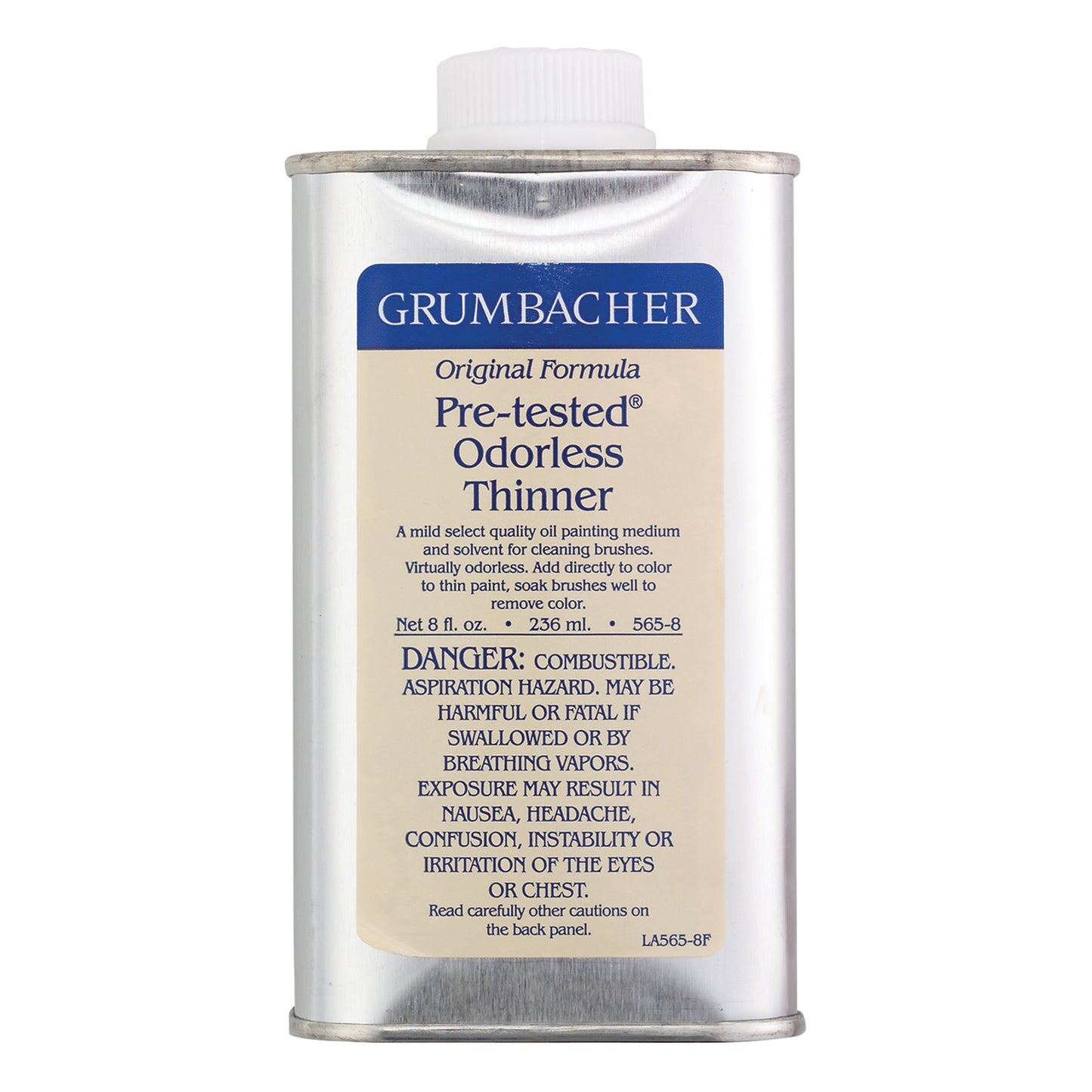 Grumbacher Pre-tested Odorless Thinner - 8 oz - by Grumbacher - K. A. Artist Shop