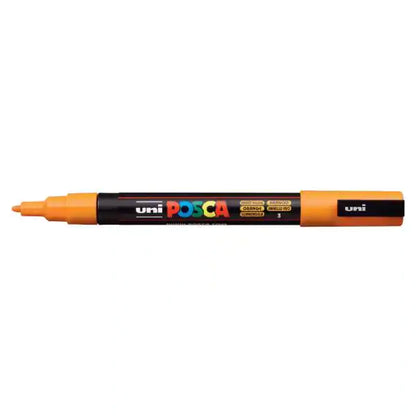 POSCA Acrylic Paint Markers - PC-3M 0.9-1.3mm Bullet Tip - Bright Yellow by POSCA - K. A. Artist Shop