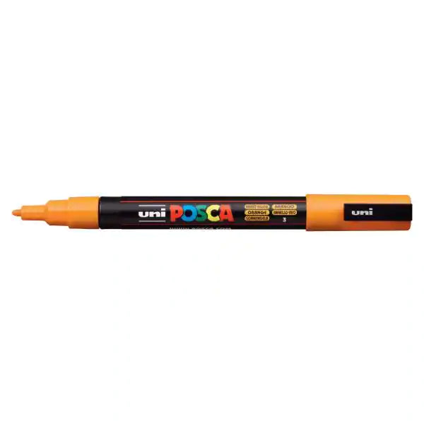 Uni : Posca Marker : PC-3M : Fine Bullet Tip : 0.9 - 1.3mm : Orange