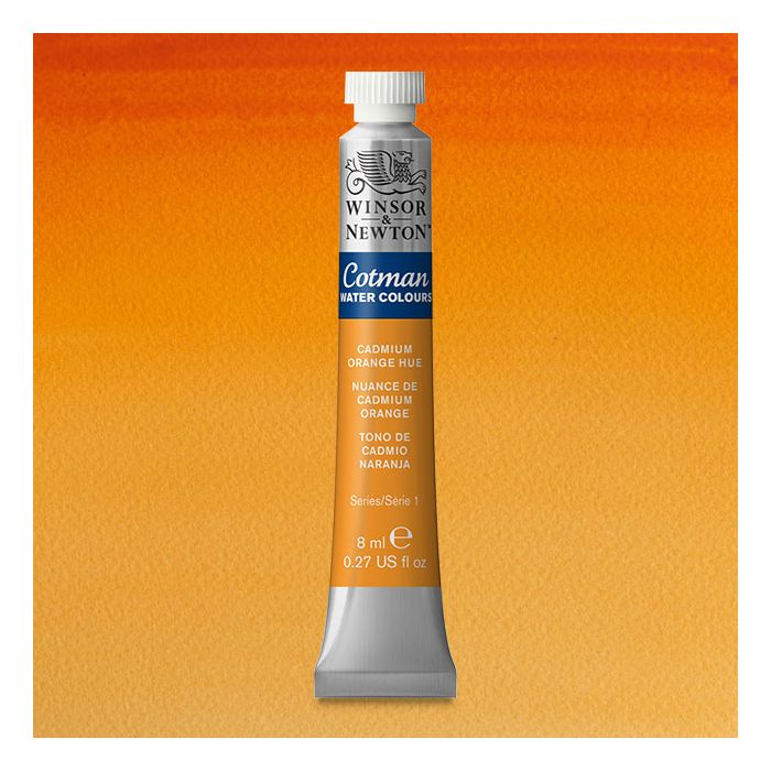 Winsor & Newton Cotman Watercolor Tubes - 8ml - Cadmium Orange Hue by Winsor & Newton - K. A. Artist Shop