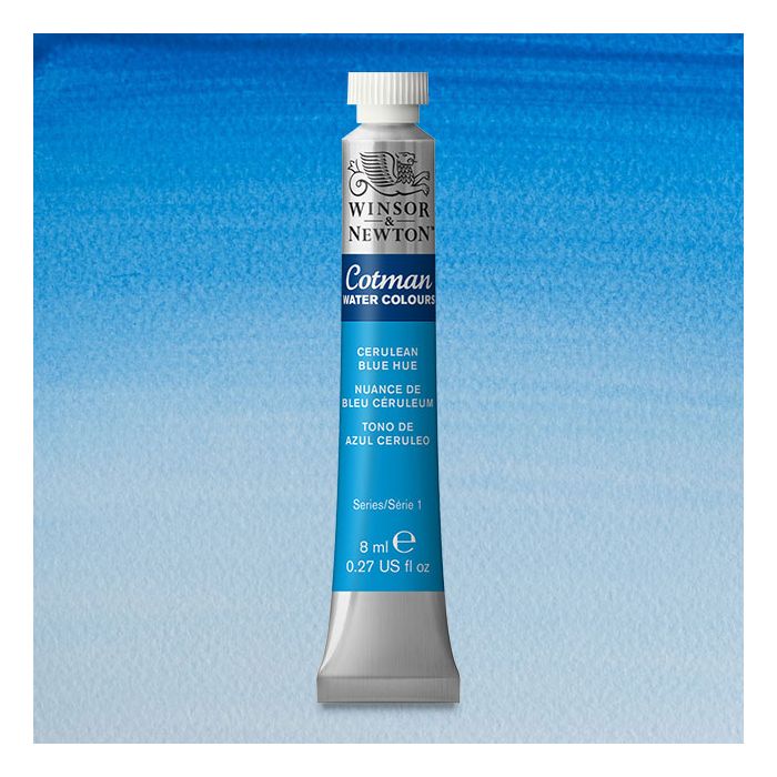 Winsor & Newton Cotman Watercolor Tubes - 8ml - Cerulean Blue Hue by Winsor & Newton - K. A. Artist Shop