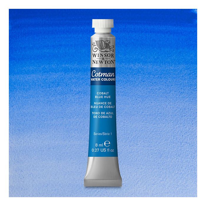 Winsor & Newton Cotman Watercolor Tubes - 8ml - Cobalt Blue Hue by Winsor & Newton - K. A. Artist Shop