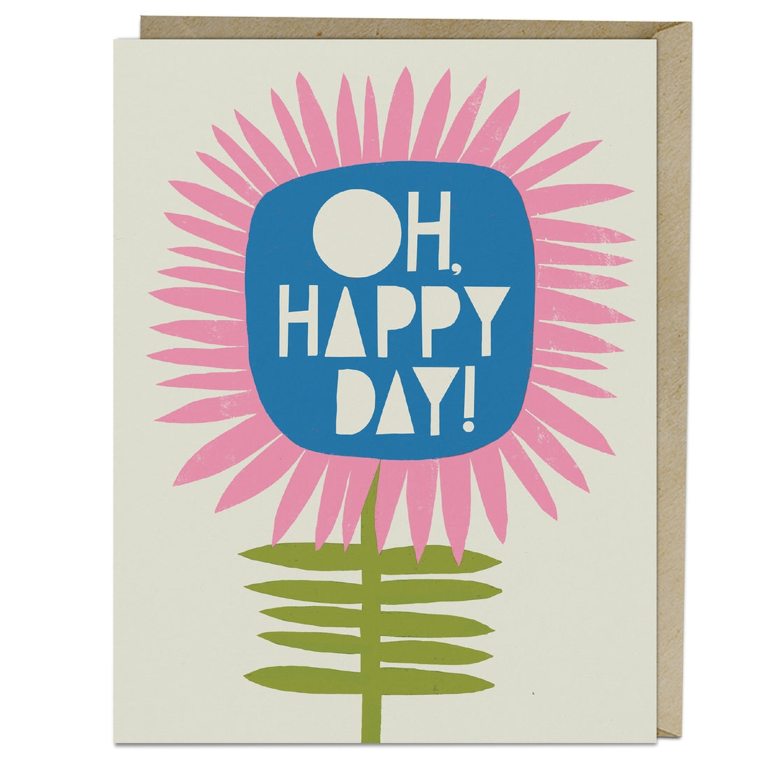 “Happy Day” Card by Lisa Congdon - by Lisa Congdon - K. A. Artist Shop