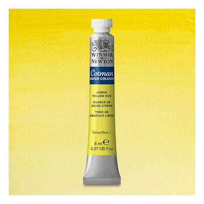 Winsor & Newton Cotman Watercolor Tubes - 8ml - Lemon Yellow Hue by Winsor & Newton - K. A. Artist Shop