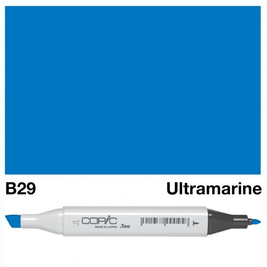 COPIC Classic Dual-Sided Artist Markers - B29 - Ultramarine by Copic - K. A. Artist Shop