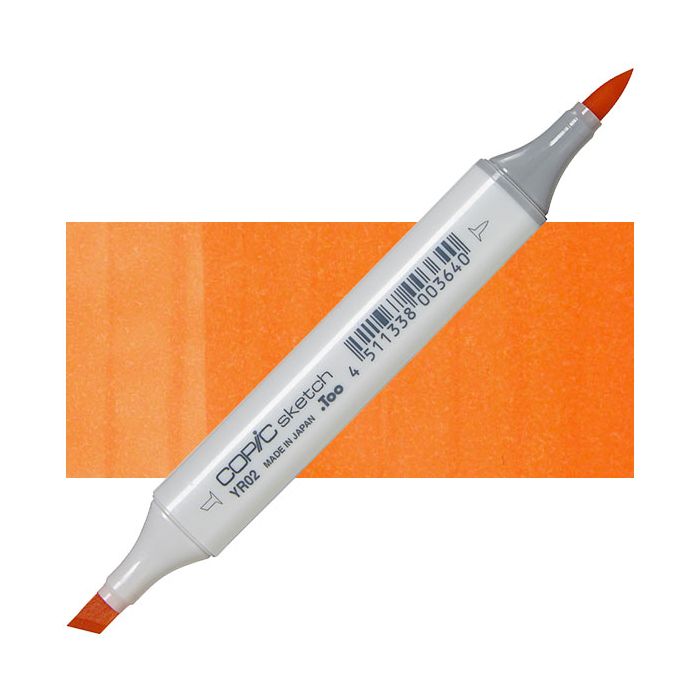 COPIC Sketch Dual-Sided Artist Marker - Warm - YR02 - Light Orange by Copic - K. A. Artist Shop