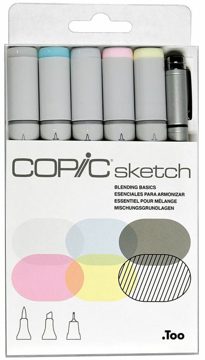 Copic Sketch Markers - Set of 6 - Blending Basics by Copic - K. A. Artist Shop