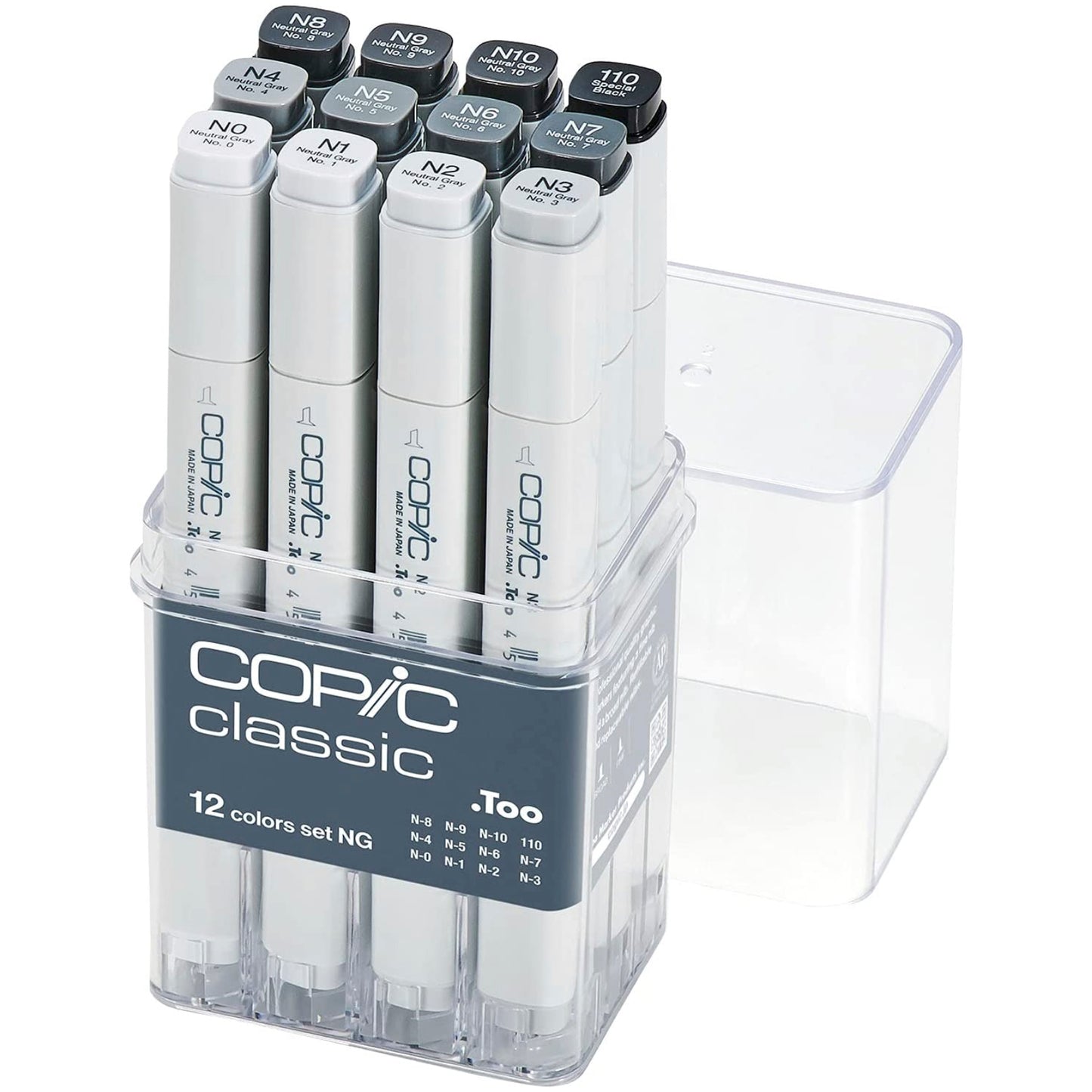 Copic Classic Marker Set - 12NG Neutral Gray - by Copic - K. A. Artist Shop