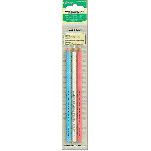 Clover Water Soluable Pencils - 3 pack - by Clover - K. A. Artist Shop