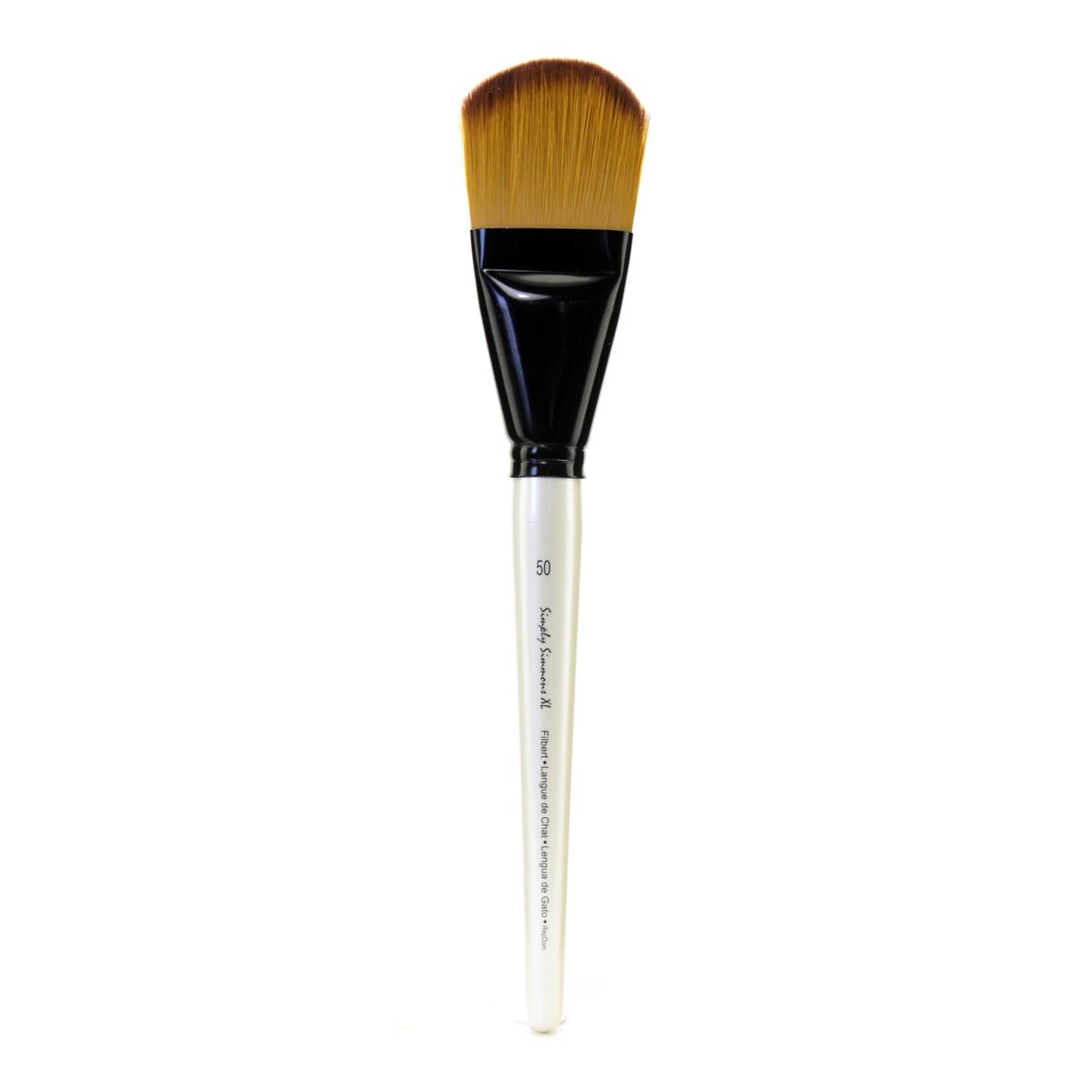 Simply Simmons XL Brushes - Filbert / #50 / Soft Synthetic by Robert Simmons - K. A. Artist Shop