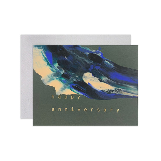 "Anniversary Swirl" Card by Moglea - by K. A. Artist Shop - K. A. Artist Shop
