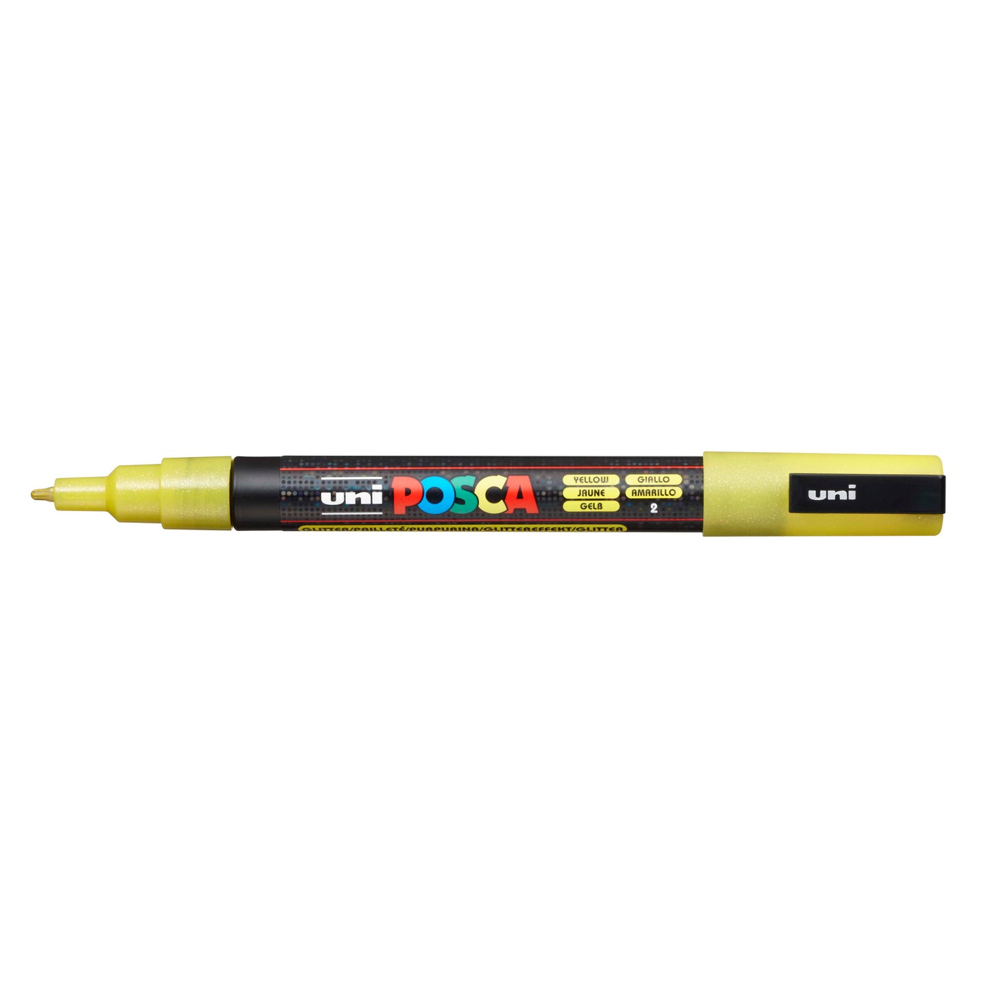 POSCA Acrylic Paint Markers - PC-3M 0.9-1.3mm Bullet Tip - Yellow by POSCA - K. A. Artist Shop