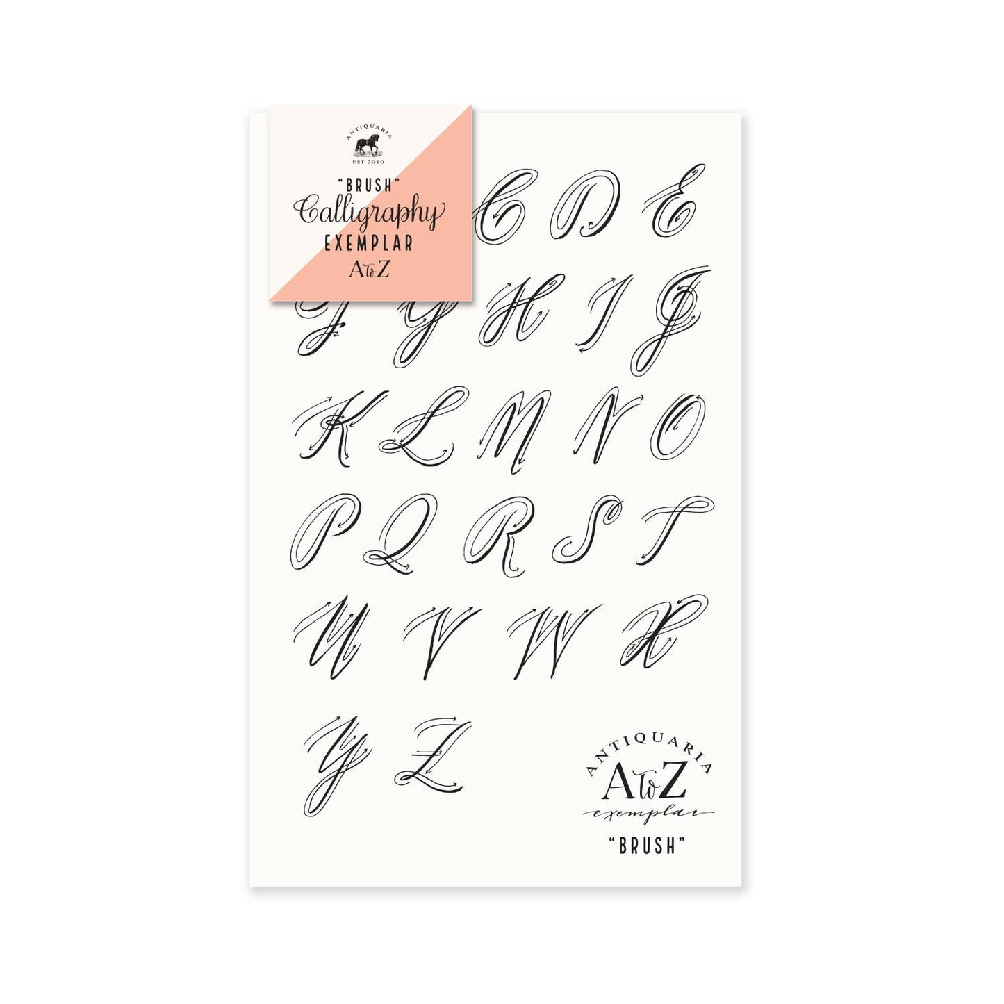 Antiquaria Brush Calligraphy Exemplar Kit - by Antiquaria - K. A. Artist Shop