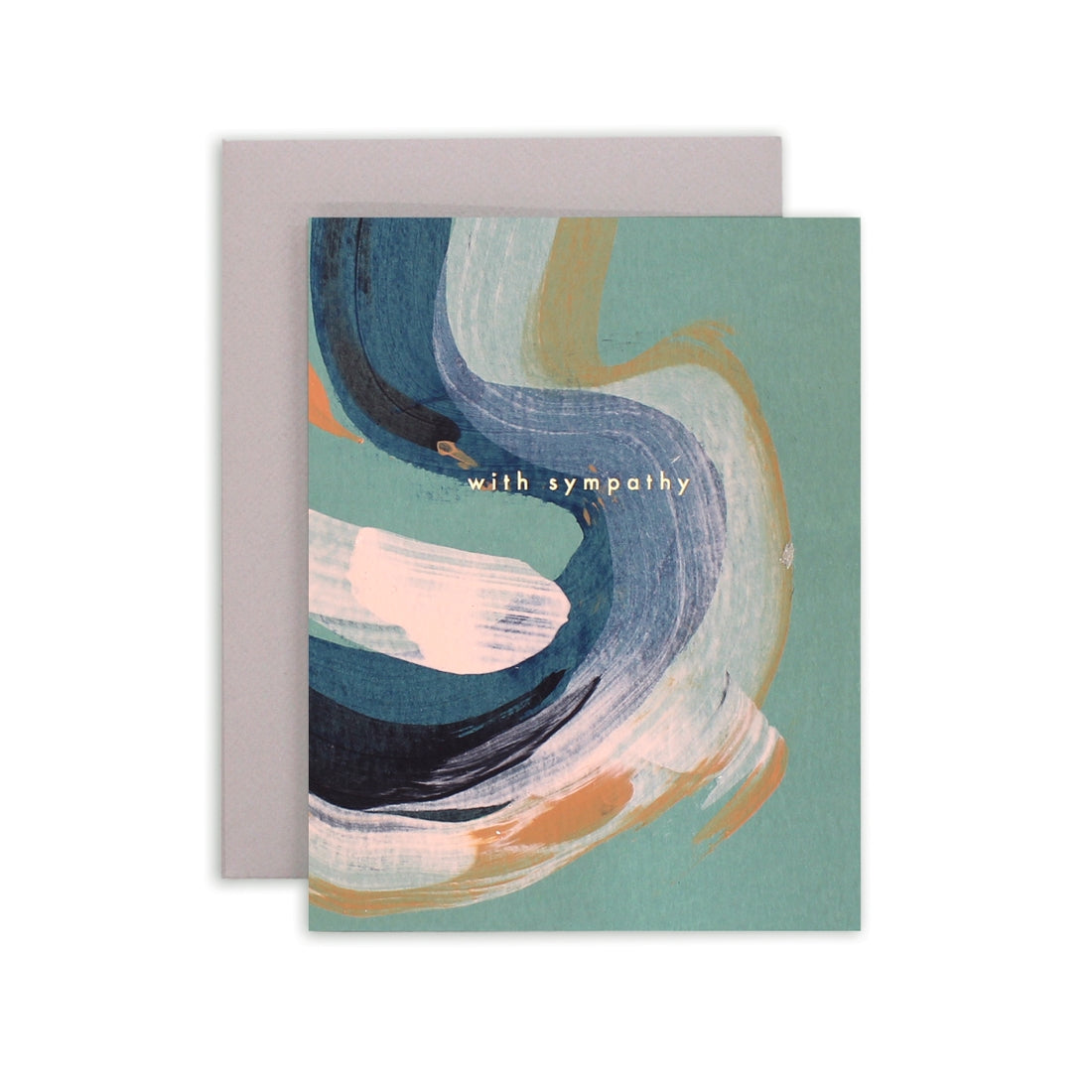 "Sympathy Swirl" Card by Moglea - by K. A. Artist Shop - K. A. Artist Shop