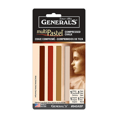 General's Compressed Chalk - Multi Pastel - by General's - K. A. Artist Shop