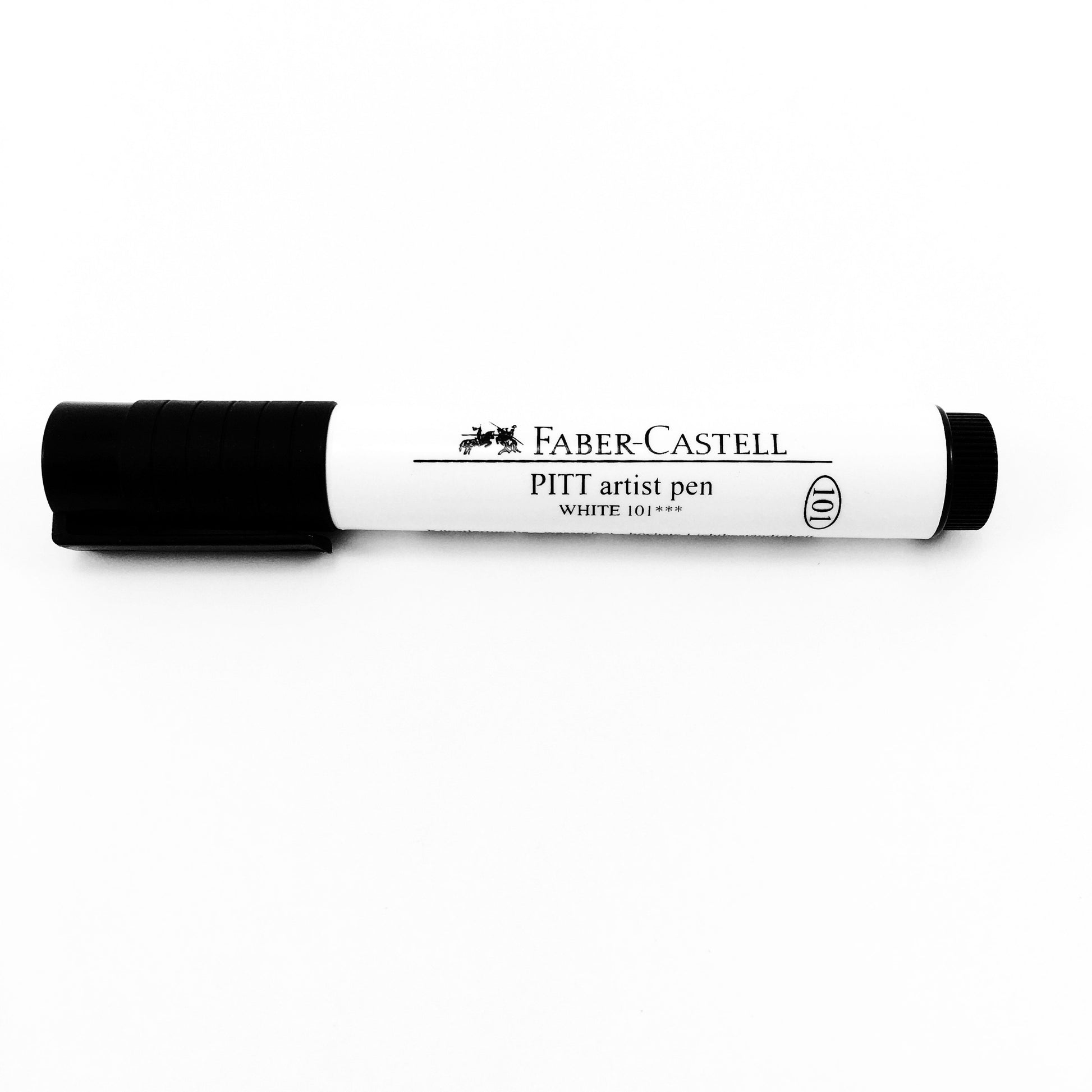 Faber-Castell PITT Artist Pen Big Bullet Nib - White - by Faber-Castell - K. A. Artist Shop