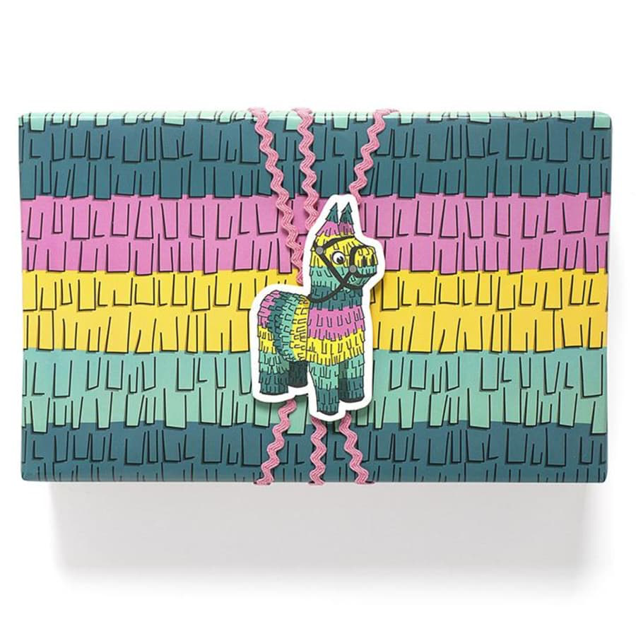 Smarty Pants Piñata Fringe Wrapping Paper - by Smarty Pants - K. A. Artist Shop