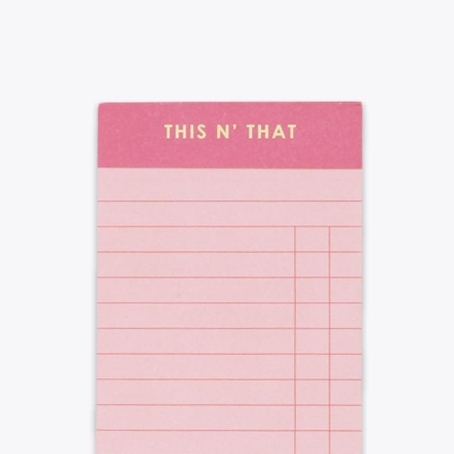 Ashley Mary "This N' That" Restaurant-Style Notepad - by Ashley Mary - K. A. Artist Shop