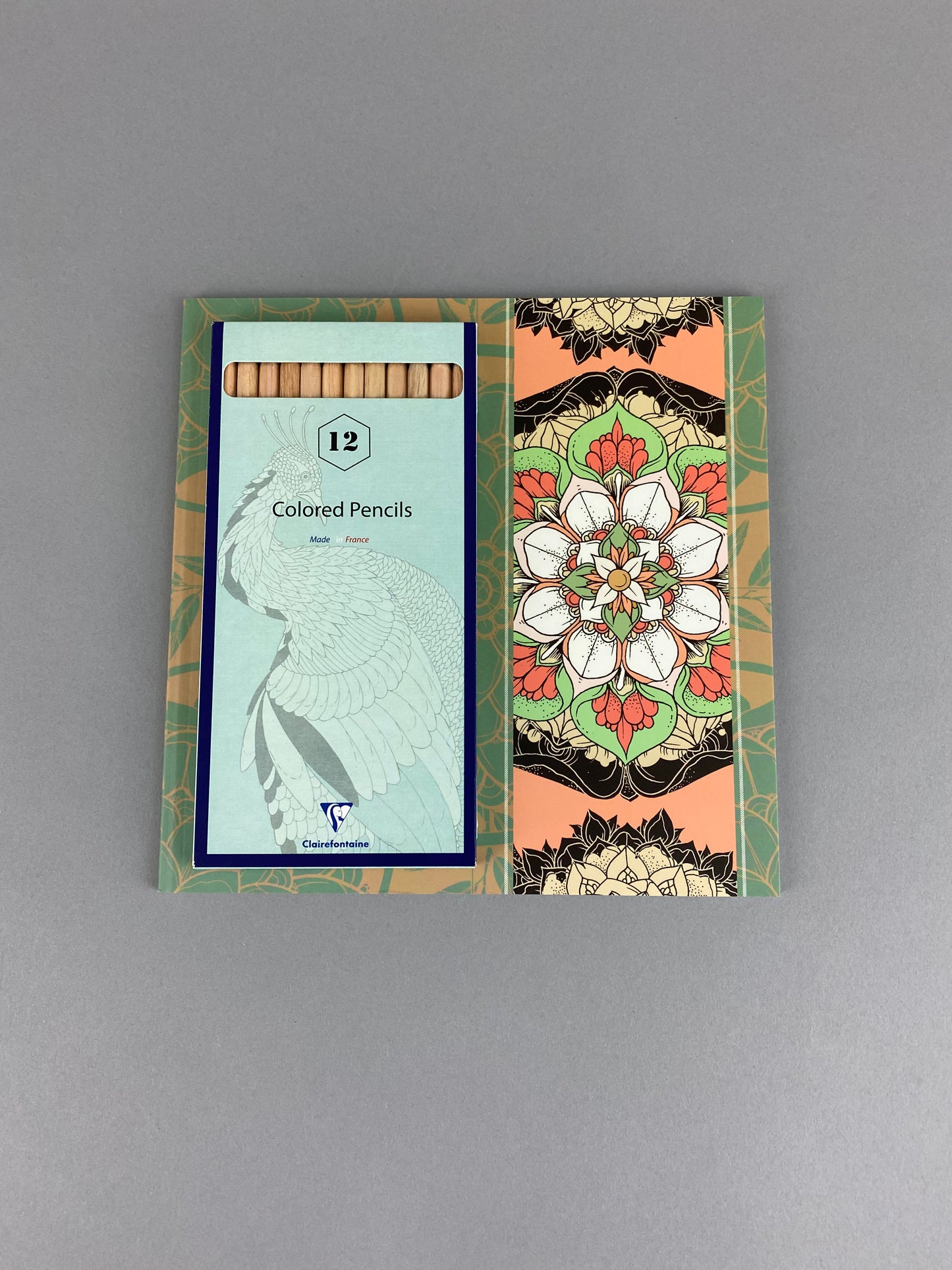 Coloring Book & Colored Pencil Set Bundle - Mandalas by K. A. Artist Shop - K. A. Artist Shop