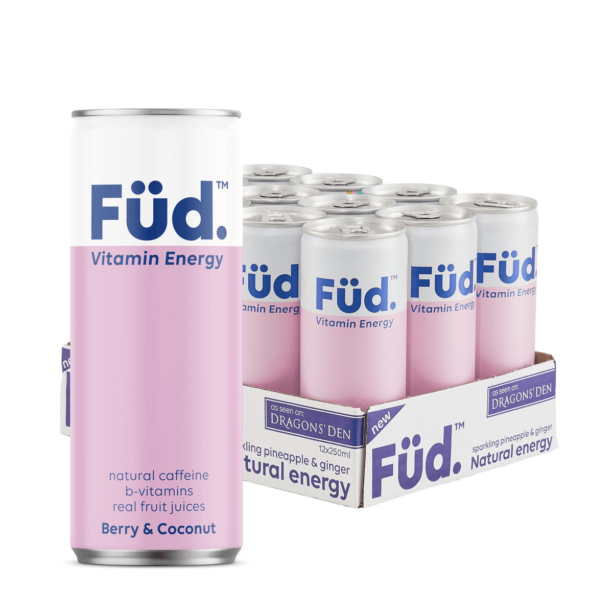 Füd Vitamin Energy Drink - Berry & Coconut by K. A. Artist Shop - K. A. Artist Shop
