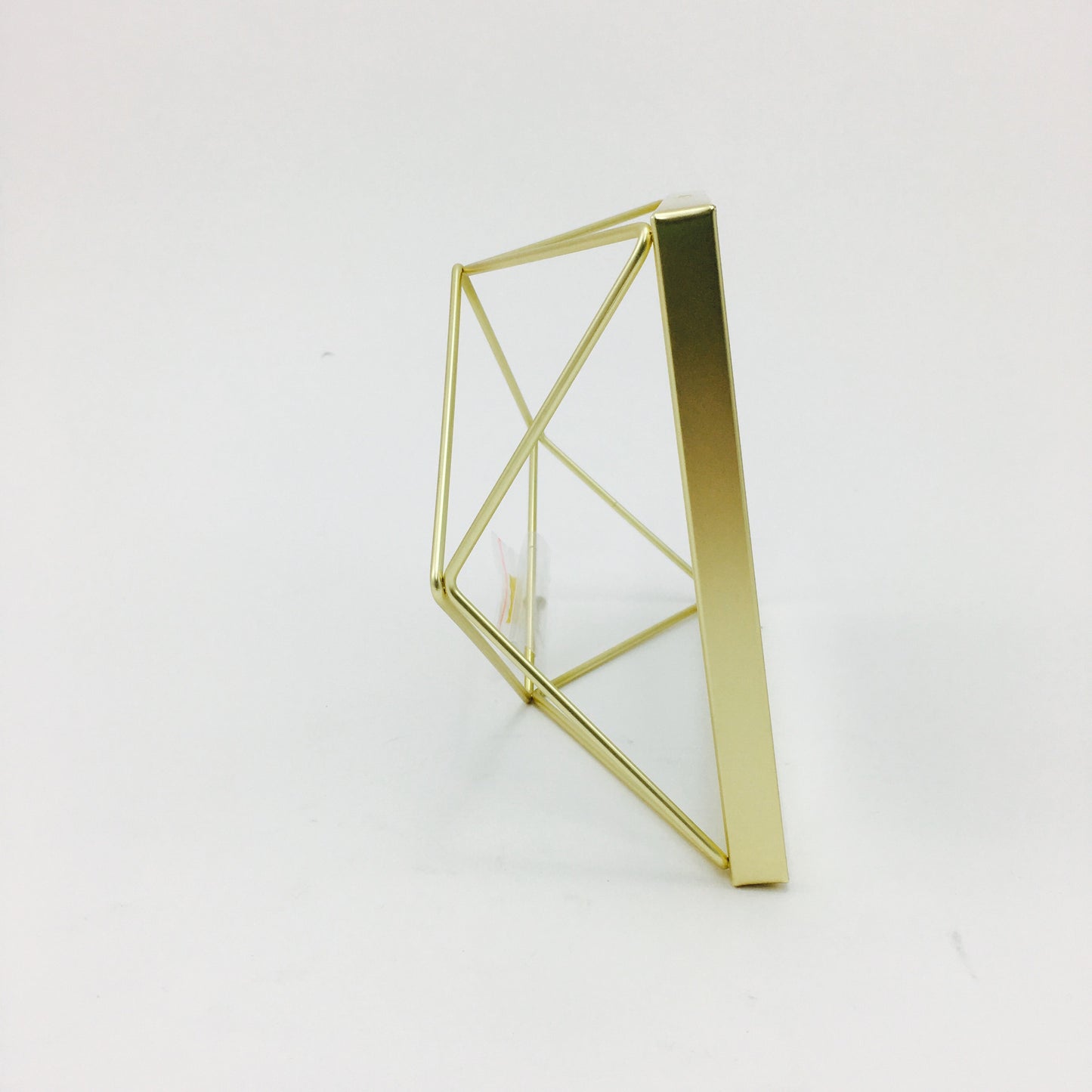 "Prisma" Picture Frames in Matte Brass by Umbra - 4 x 4 inches by Umbra - K. A. Artist Shop